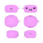 Custodia antipolvere per auricolari in silicone EarFun Air Pro 3 (viola chiaro)