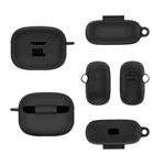 Custodia protettiva antipolvere impermeabile in silicone per cuffie JBL Vibe Beam (nera)