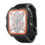 Modello X 1,99 pollici IP68 Impermeabile Android 9.0 4G Dual Camera Matte Smart Watch, specifica: 4G + 128G (nero)