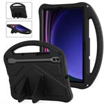 Per Samsung Galaxy Tab S9 Custodia per tablet antiurto EVA con supporto (nero)