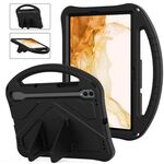 Per Samsung Galaxy Tab S8 Custodia per tablet antiurto EVA con supporto (nero)