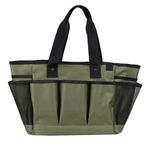 Borsa per attrezzi da giardinaggio portatile in tessuto Oxford da esterno Borsa per attrezzi da potatura da giardino (verde militare)