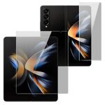 Per Samsung Galaxy Z Fold4 5G 1 Imposta pellicola idrogel a schermo intero curvo imak anti-spia (schermo esterno + schermo interno)