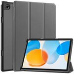 Per Teclast M40 Pro 2023 Custodia per tablet in pelle Custer Pure Color 3-Fold (grigio)