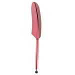 Penna stilo con piuma elettrolitica (rossa)