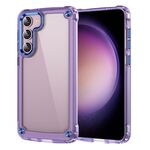 Custodia per Samsung Galaxy S22+ 5G Skin Feel TPU + PC (viola trasparente)
