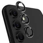 Per Samsung Galaxy A14 / A34 NORTHJO Pellicola protettiva per obiettivo fotocamera in vetro temperato CD Vein Metal Ring Film (nero)