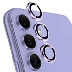 Per Samsung Galaxy A54 5G NORTHJO Pellicola protettiva per obiettivo fotocamera in vetro temperato CD Vein Metal Ring Film (viola)