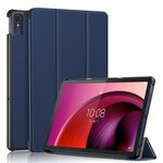 Per Lenovo Tab M10 5G 10.6 Custodia per tablet in pelle pieghevole a 3 pieghe (blu scuro)