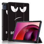 Per Lenovo Tab M10 5G 10.6 Custodia per tablet intelligente in pelle con disegno colorato con fibbia magnetica pieghevole a 3 pieghe (grandi occhi)
