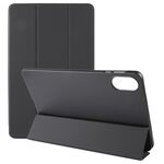 Per Honor Pad X9 / X8 Pro Custodia per tablet in pelle pieghevole a 3 colori tinta unita (nero)
