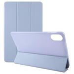Per Honor Pad X9 / X8 Pro Custodia per tablet pieghevole in pelle tinta unita a 3 pieghe (lavanda)