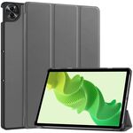 Custodia Smart Tablet in pelle pieghevole per Realme Pad 2 3 (grigio)