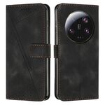 Per Xiaomi 13 Ultra Dream Custodia in pelle a triangolo con cordino (nero)