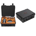Per DJI Air 3 Sunnylife Custodia da trasporto di sicurezza Custodia da viaggio rigida antiurto impermeabile di grande capacità Versione volante multi-batteria