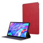 Per Lenovo Tab M10 Plus 3rd Gen / Pad 2022 PU Flip Tablet Custodia protettiva in pelle per tablet (rosso)