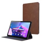 Per Lenovo Tab M10 3rd Gen PU Flip Tablet Custodia protettiva in pelle per tablet (marrone)