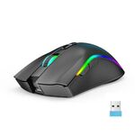 Mouse wireless HXSJ T69 4800 DPI RGB 2,4 GHz (nero)