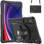 Per Samsung Galaxy Tab S9 Ultra / S8 Ultra Custodia in silicone + PC Tablet (nero)