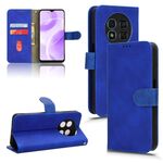 Custodia per telefono in pelle con vibrazione magnetica Skin Feel per Ulefone Note 15 (blu)