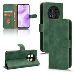 Custodia per telefono in pelle con vibrazione magnetica Skin Feel per Ulefone Note 15 (verde)
