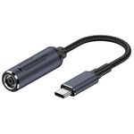 Connettore adattatore di ricarica per computer DC 7,4 x 0,6 mm a USB-C/Type-C maschio da 100 W