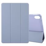 Custodia per tablet in pelle pieghevole a 3 colori tinta unita per Huawei MatePad 2023 / Air 11.5 (lavanda)
