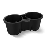 Per Tesla Model3/Y Tappo per tazza in silicone con custodia per controllo centrale (nero)