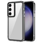 Per Samsung Galaxy S23 5G Custodia per telefono antiurto in acrilico trasparente + TPU (nero trasparente)