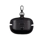 Custodia protettiva per auricolari TWS in pelle Sony WF-1000XM4 con gancio (nero)