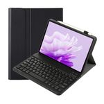 Per Huawei MatePad 11.5 2023 AH17 Pelle di agnello Custodia in pelle ultrasottile staccabile con tastiera Bluetooth (Nero)