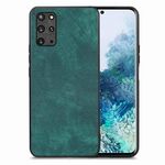 Per Samsung Galaxy S20+ Custodia per telefono con cover posteriore per PC in pelle vintage (verde)