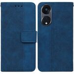 Per OPPO Reno8 T 5G / A1 Pro 5G Custodia in pelle goffrata geometrica (blu)