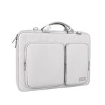 Borsa per laptop ispessita in poliestere ST11, dimensioni: 15,6 pollici (grigio argento)