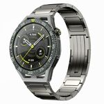 Per Huawei Watch GT3 SE cinturino in lega di titanio a forma di I da 22 mm (grigio)