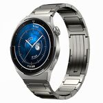 Per Huawei Watch GT3 Pro 46mm 22mm cinturino in lega di titanio a forma di I (grigio)