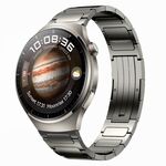Per Huawei Watch 4 cinturino in lega di titanio a forma di I da 22 mm (grigio)