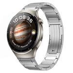 Per Huawei Watch 4 22mm cinturino in lega di titanio a forma di I (argento)