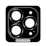 Per iPhone 15 Pro TOTU PG-4 Proteggi lente con montatura in metallo serie Golden Shield (nero)