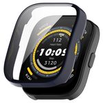 Custodia protettiva per orologio PC integrata con pellicola temperata per Amazfit Bip 5 (blu)