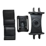 Borsa da braccio per cellulare per sport all'aria aperta con fascia da braccio girevole a 360 gradi, modello: fibbia rimovibile