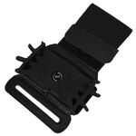 Borsa sportiva girevole per cellulare Fascia da braccio portatile per cellulare all'aperto (nera)