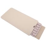 Custodia protettiva impermeabile per tastiera in pelle Logitech K380 sottile e leggera (albicocca chiaro)