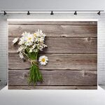 Panno di sfondo per fotografia di simulazione 3D con venature del legno da 1,25x0,8 m, stile: C-2283