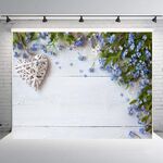1,25x0,8 m Venature del legno Ramo di fiori Puntelli Simulazione 3D Fotografia Panno di sfondo, Stile: C-3363