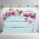 1,25x0,8 m Venature del legno Ramo di fiori Puntelli Simulazione 3D Fotografia Panno di sfondo, Stile: C-4035