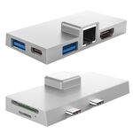 Per Surface Pro 8/9 / X Hub di espansione per computer doppio tipo C Docking station 7 in 1