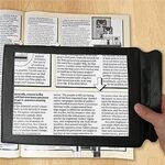 Lente d'ingrandimento A4 da lettura Lente d'ingrandimento 3X a pagina intera in PVC morbido portatile
