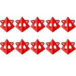 10 pz/pacco Supporto per verniciatura a piramide per verniciatura del legno Supporto a cono (rosso)