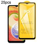Per Samsung Galaxy A05 25 pezzi 9D Pellicola in vetro temperato con schermo a colla completa